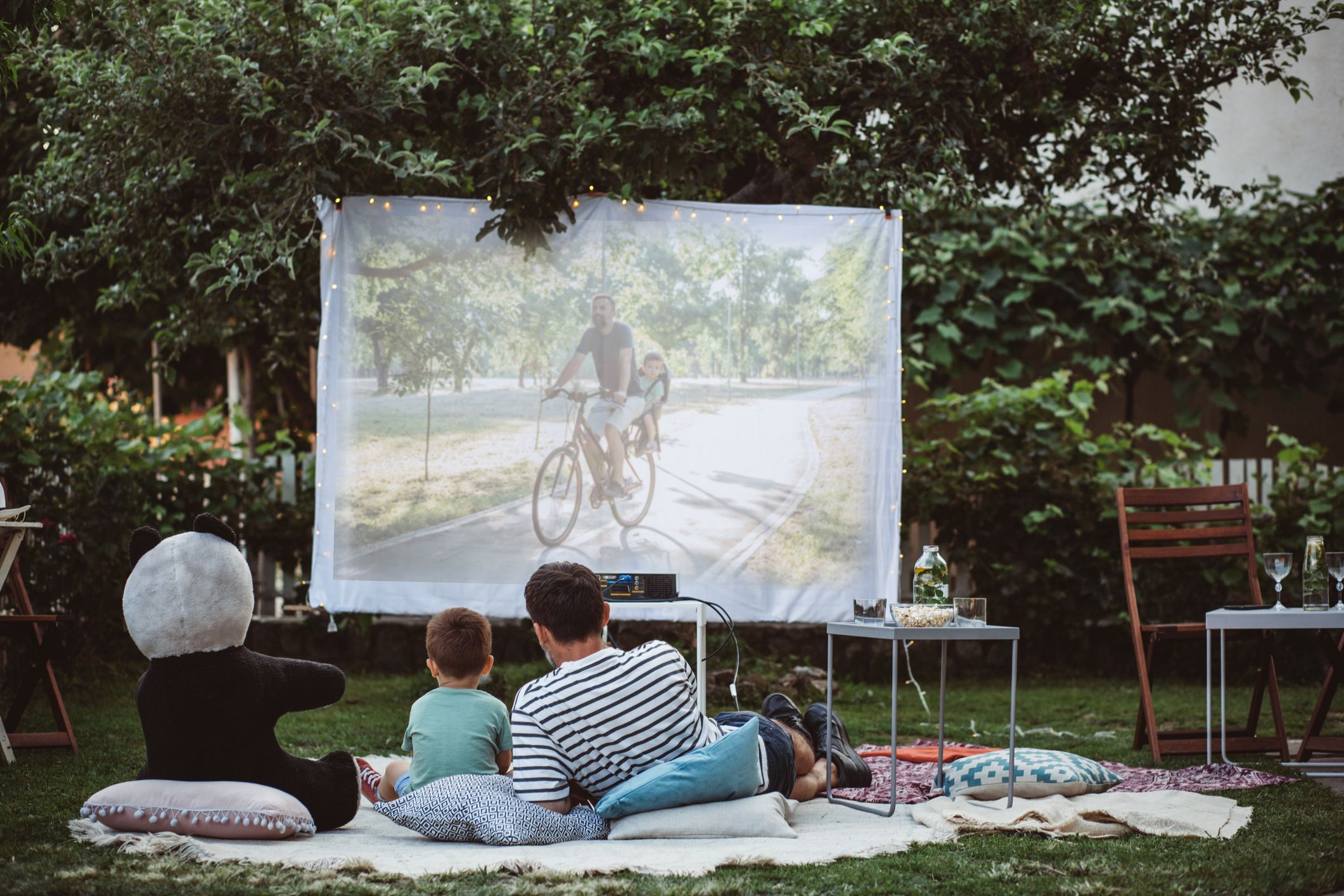 How to DIY Drive-in Movie - Theater in your Car with mini projector 