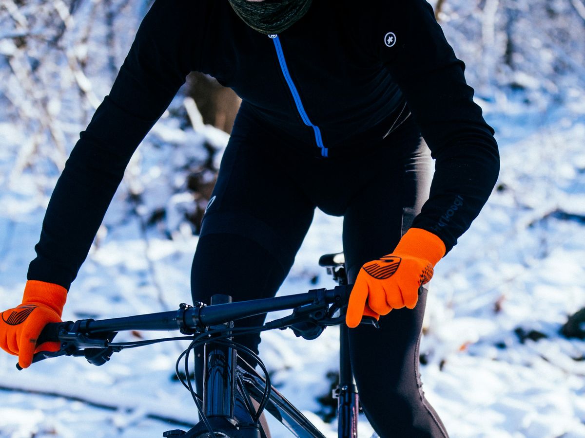 Winter Fishing Gloves 2 Finger Flip Waterproof Windproof Cycling