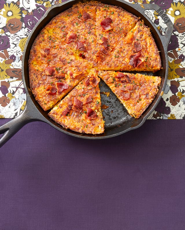 Skillet Cheddar Biscuits (With Cooking Video) - Cosmopolitan Cornbread