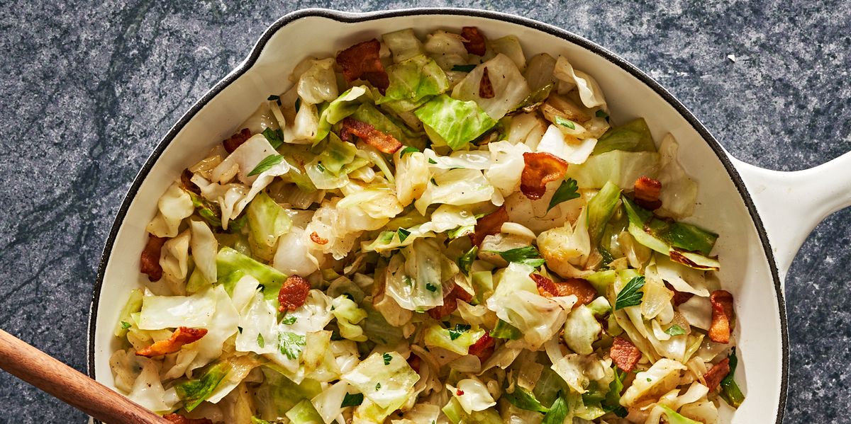 bacon fried cabbage