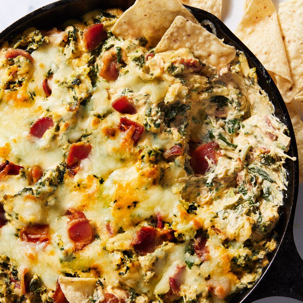 Best Bacon Spinach Dip Recipe - How to Make Bacon Spinach Dip
