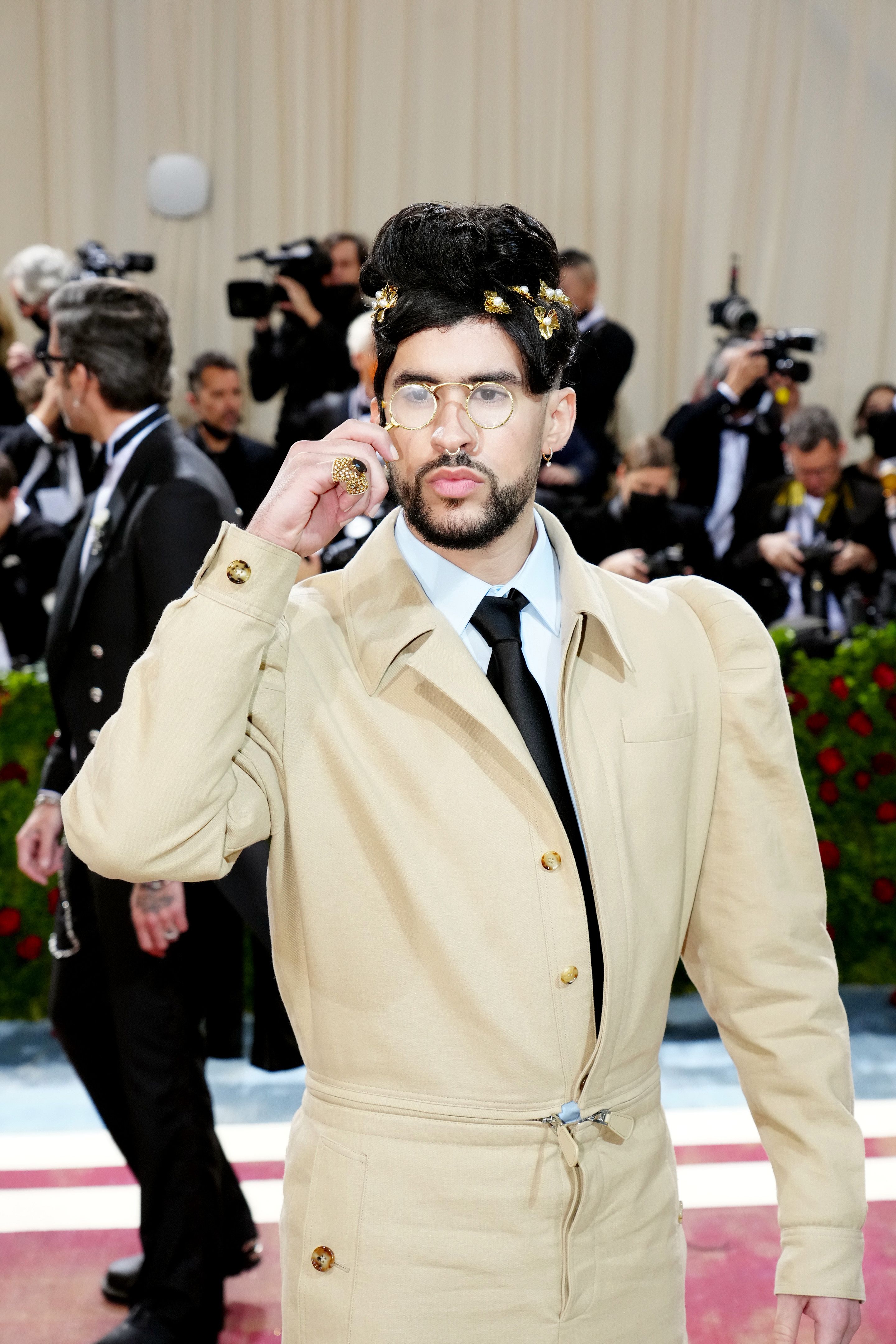 Bad Bunny Makes Met Gala Debut in a Burberry Boilersuit