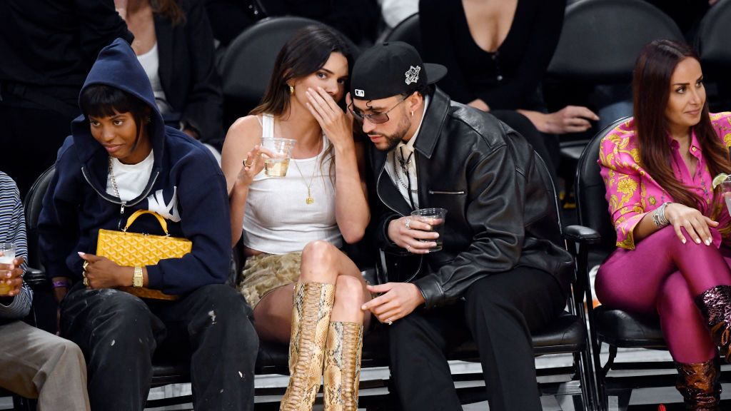 Kendall Jenner and Bad Bunny Attend Lakers Game Together