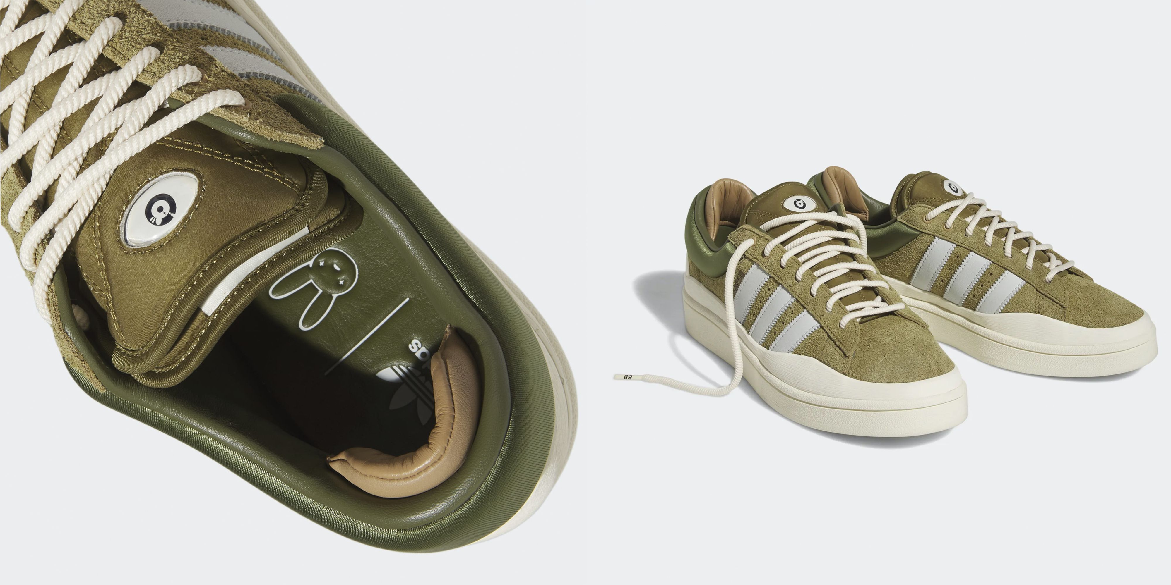 The Bad Bunny x Adidas Campus 'Wild Moss' Drops Friday. Everything to Know