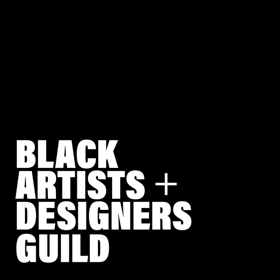 black artists  designers guild logo
