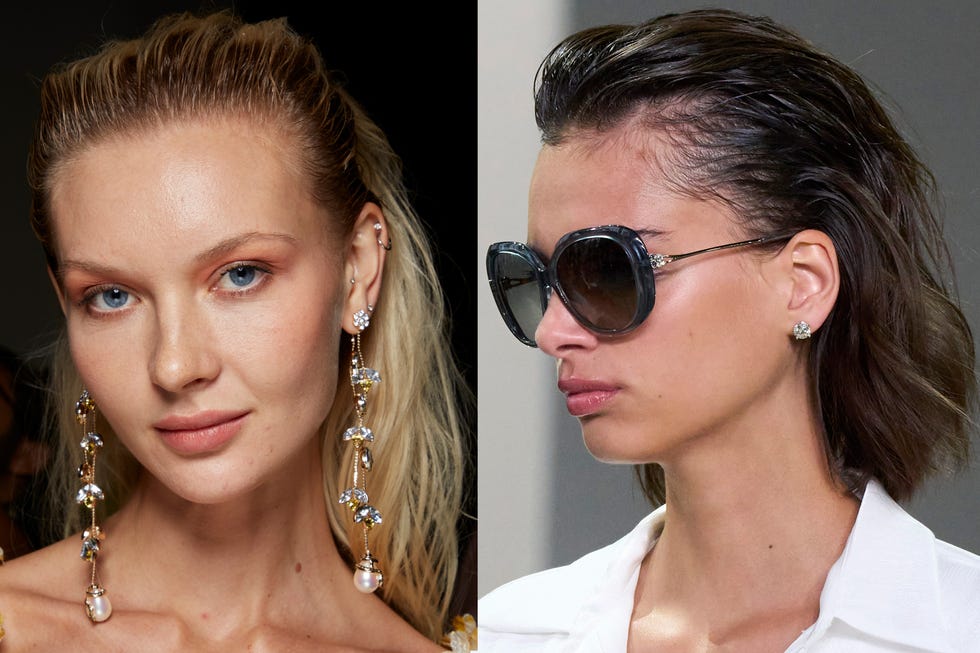 high gloss hair trend