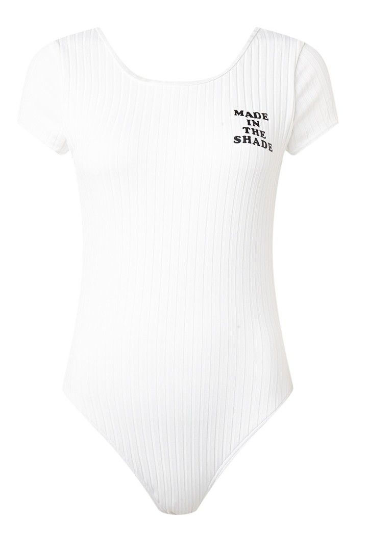 White, Clothing, Product, T-shirt, Infant bodysuit, Neck, Baby & toddler clothing, Sleeve, One-piece swimsuit, Leotard, 