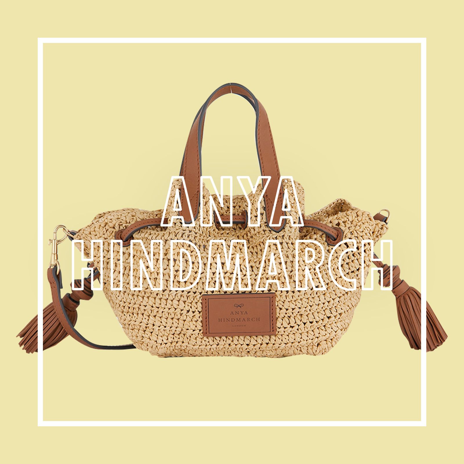 最終セール❕ANYA HINDMARCH ビルドア ポーチ付き 超美品アニヤ