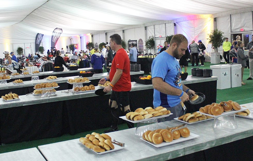 pre-race fuel bagels