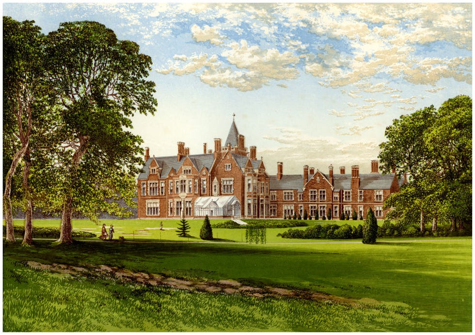 bagshot park, surrey, home of the duke of connaught, c1880