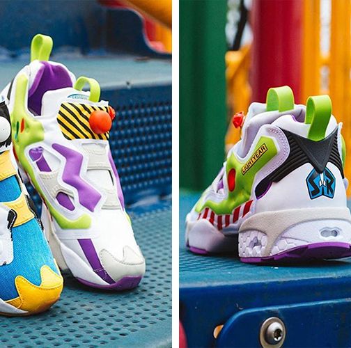Reebok and Pixar Have Created Mismatched Story' Sneakers in Buzz Designs