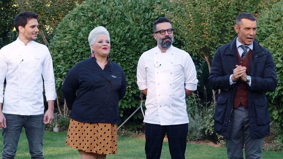 Bake Off España. Jesús Vázquez y el jurado