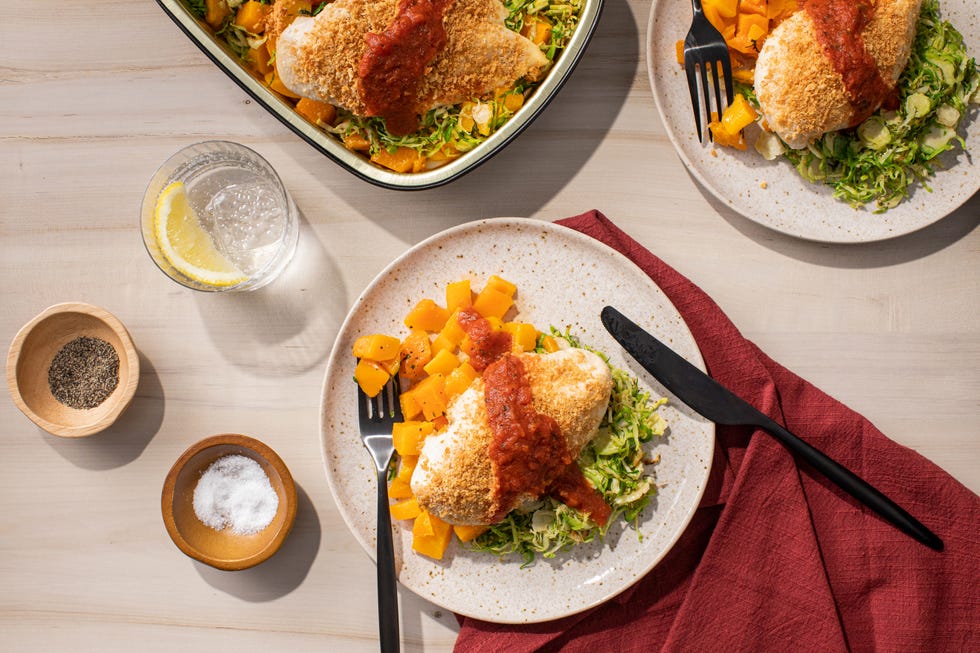 home chef baked chicken parmesan
