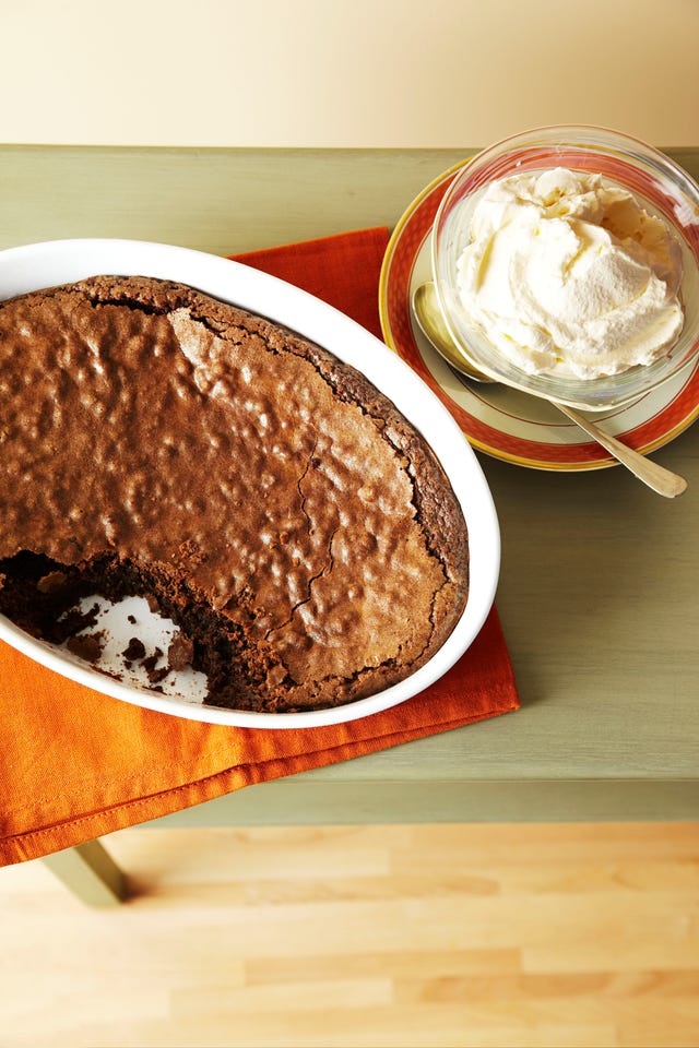 baked chocolate pudding