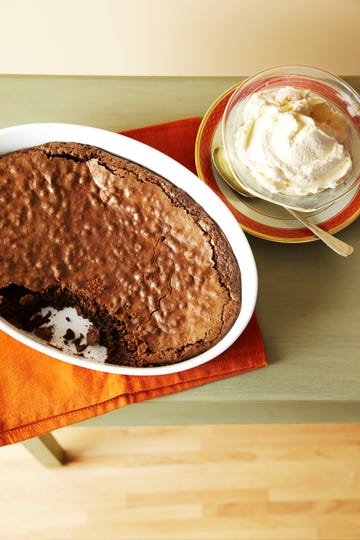 baked chocolate pudding