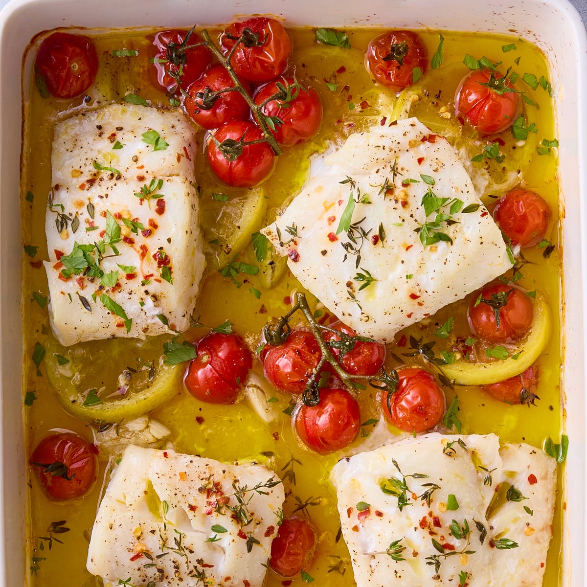 Baked Cod [www.delish.com]