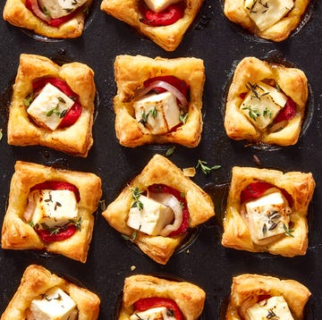 puff pastry with feta rosemary and peppers