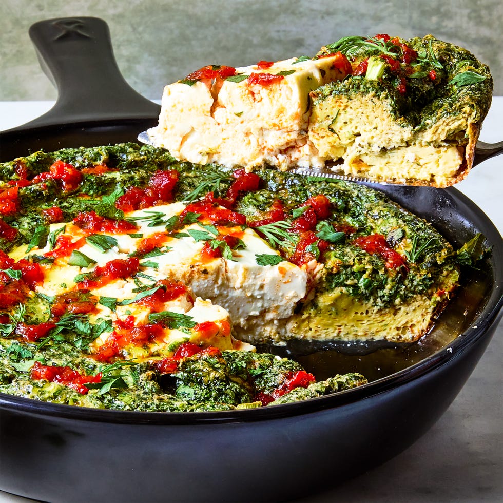 baked feta frittata