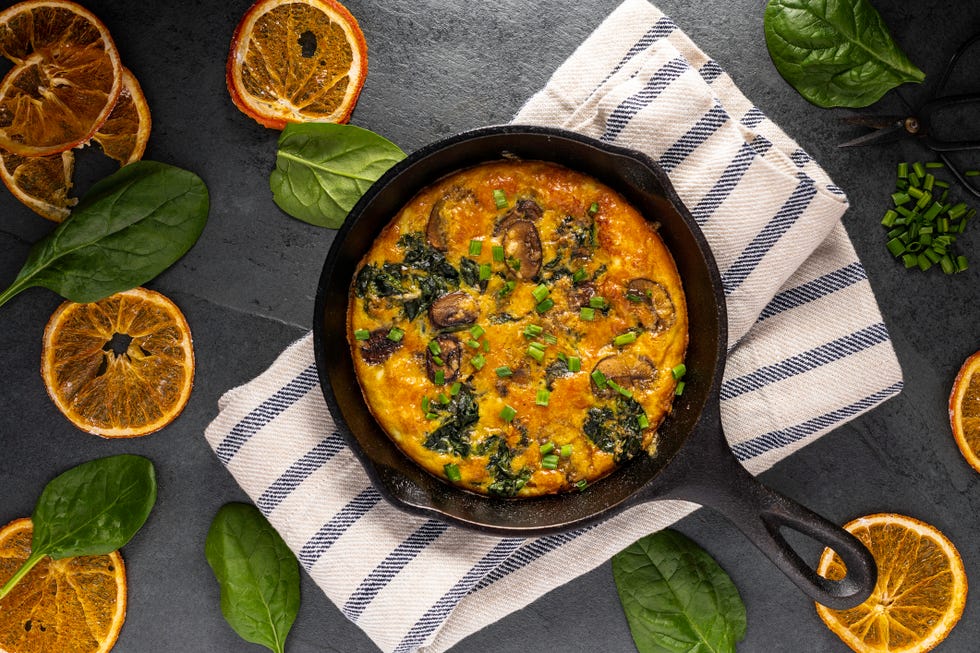 best diabetic breakfast ideas   kale sweet potato frittata