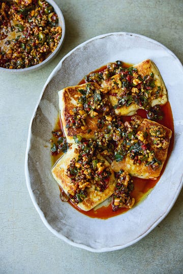baked halloumi recipe