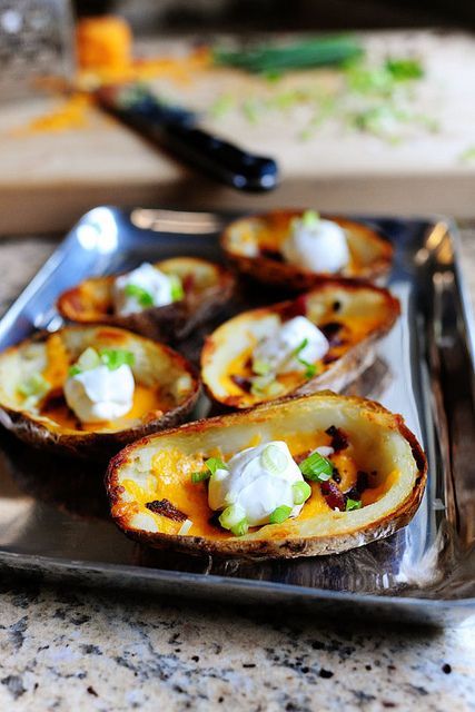 baked potato toppings cheese