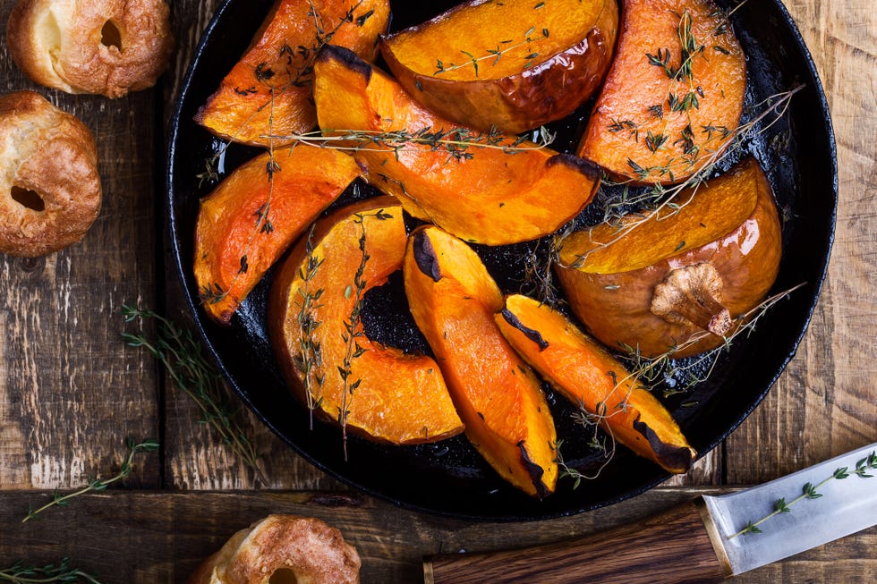 Healthy Carbs: Baked butternut squash