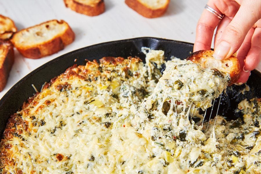 baked spinach artichoke dip