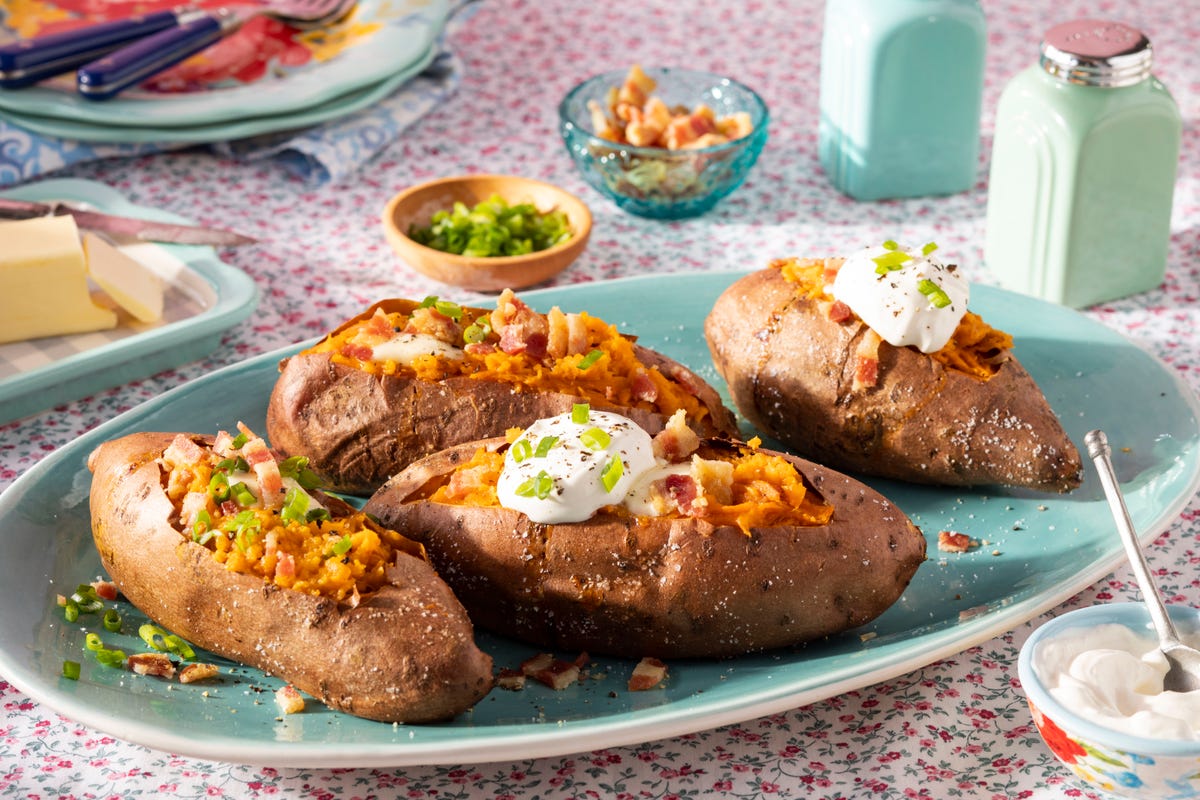 Baked Sweet Potato [www.thepioneerwoman.com]