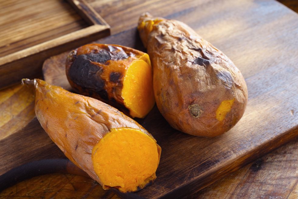 healthy snacks for weight loss baked sweet potato