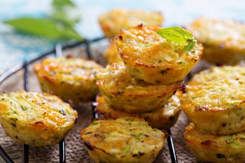 Healthy Snacks - Cheddar Zucchini Muffins
