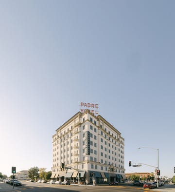 bakersfield california, padre hotel, downtown,historic building