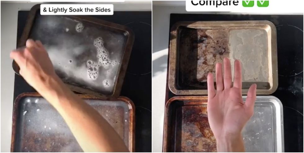 How to clean oven trays to remove burnt-on food – 6 ways