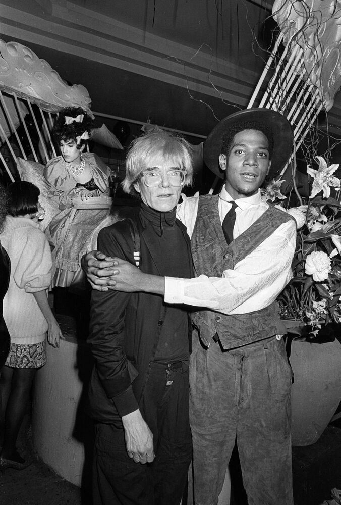 jean michel basquiat and andy warhol in new york 1984