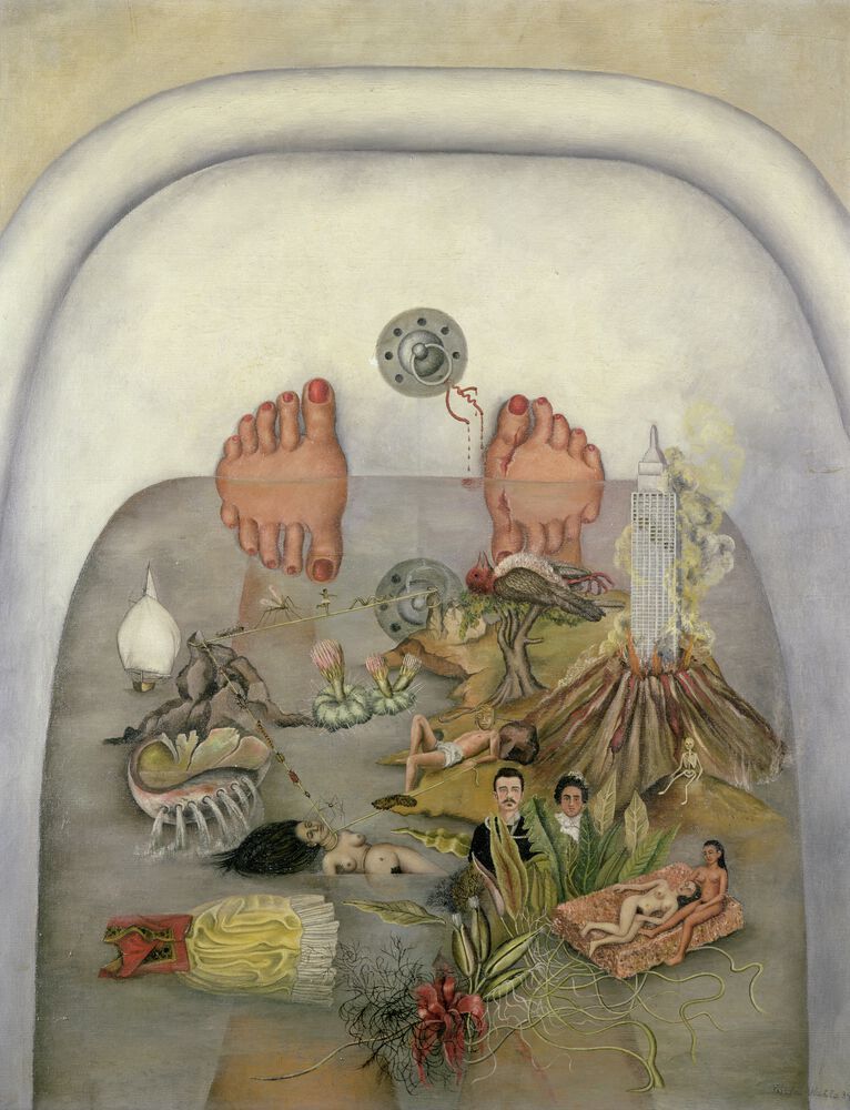 what the water gave me by frida kahlo