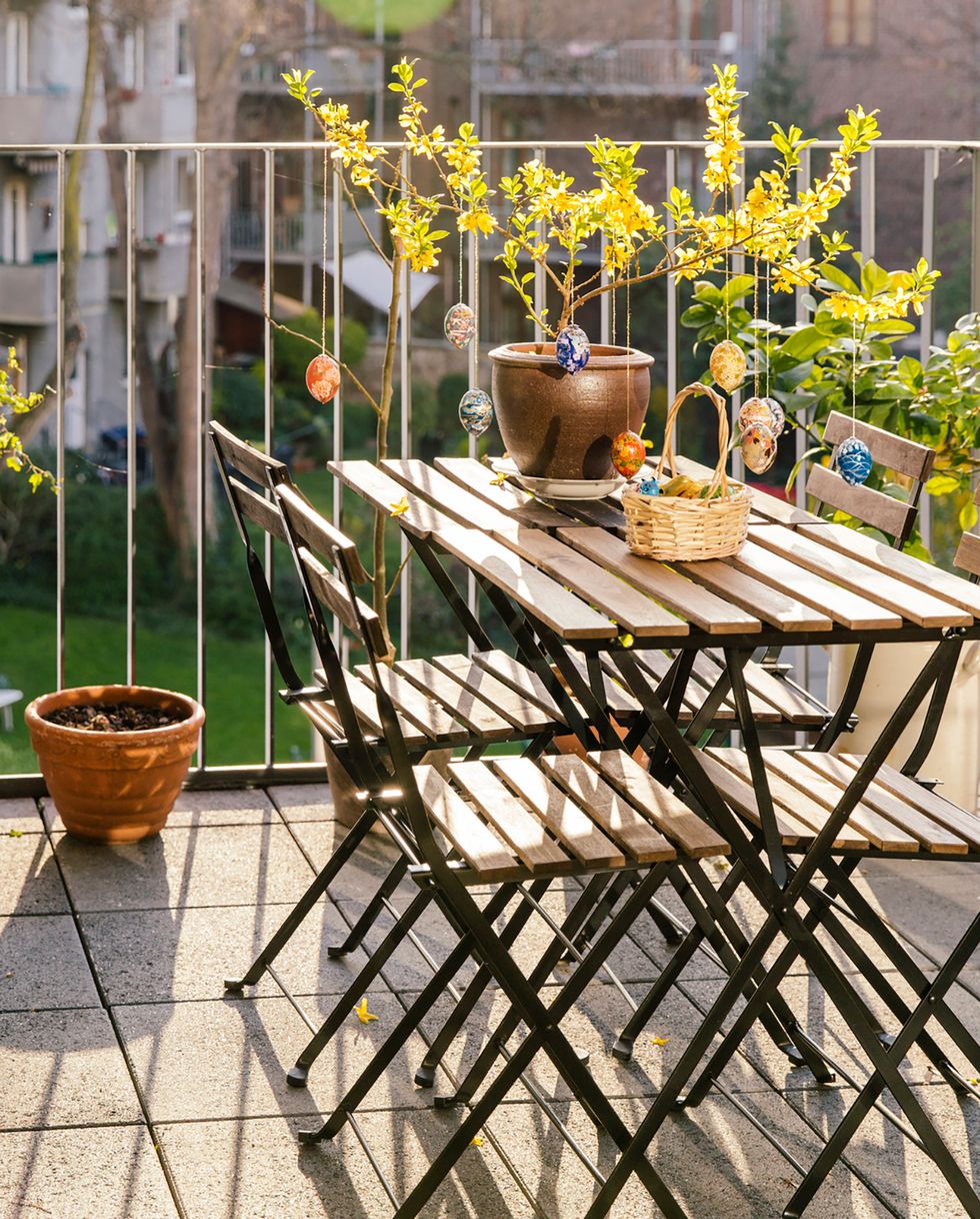  International Home ia Boston - Juego de muebles de patio  al aire libre de 4 piezas para patio trasero : Patio, Césped y Jardín