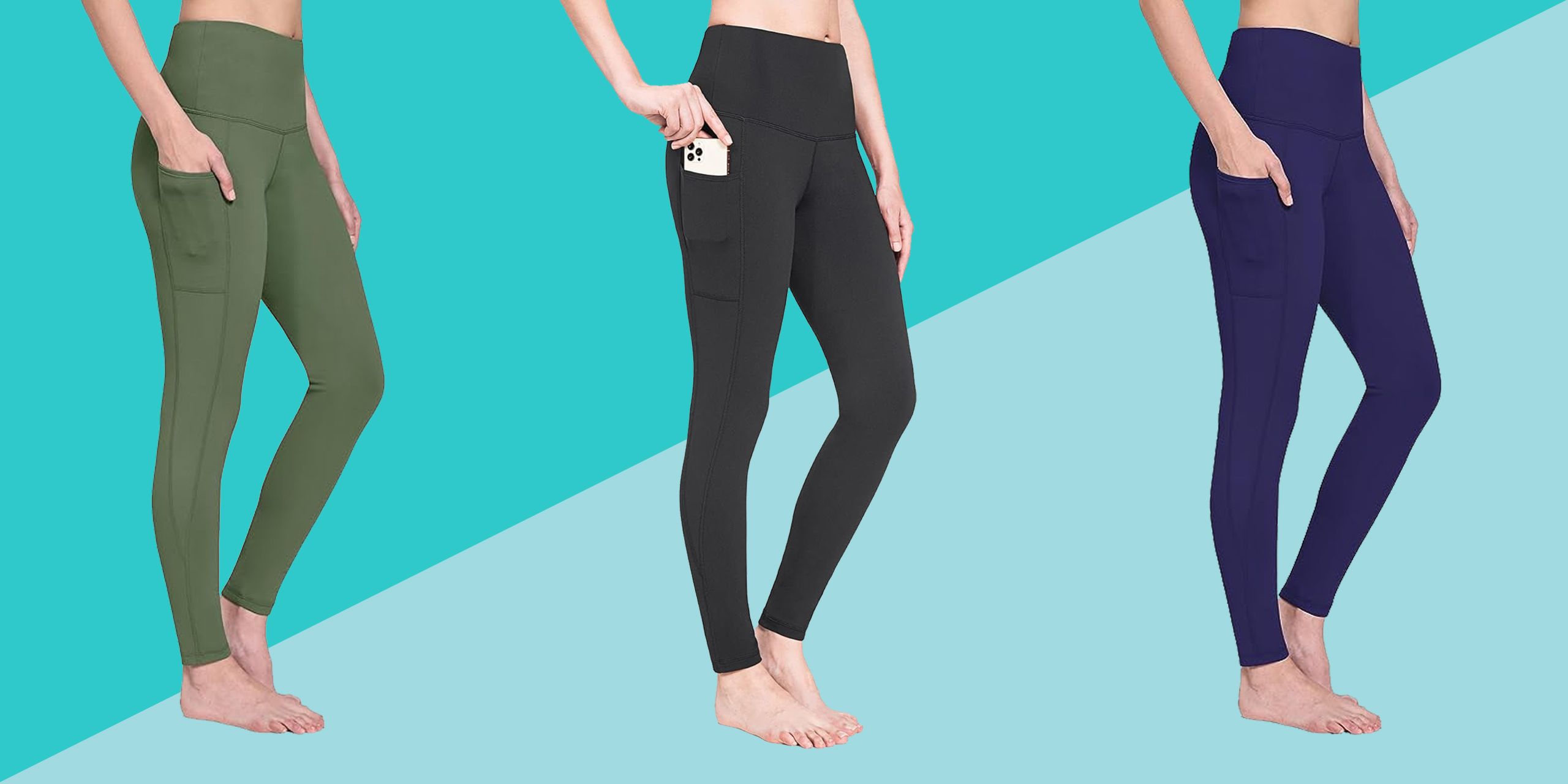 Buy Cakulo Fleece Lined Leggings for Women High Waist Yoga Athletic Running  Winter Thermal Warm Leggings with Pockets, Black, Medium at Amazon.in