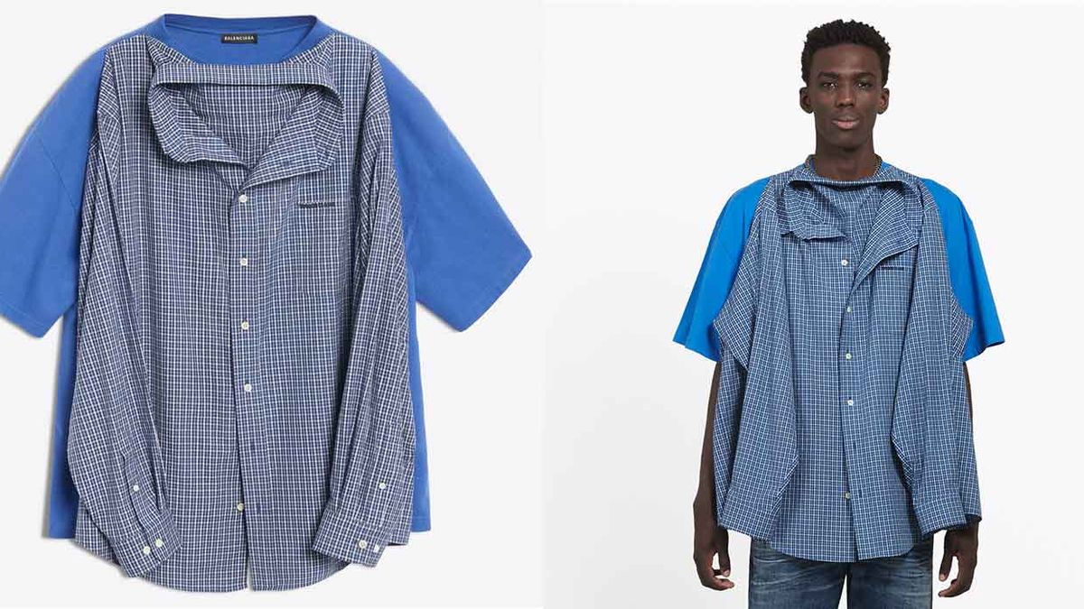 Balenciaga's 'T-Shirt Shirt' Has Twitter Deeply Confused