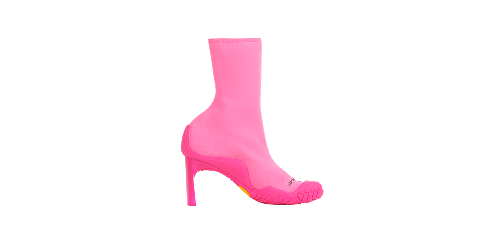 Footwear, Pink, High heels, Magenta, Shoe, Violet, Boot, Leg, Suede, 