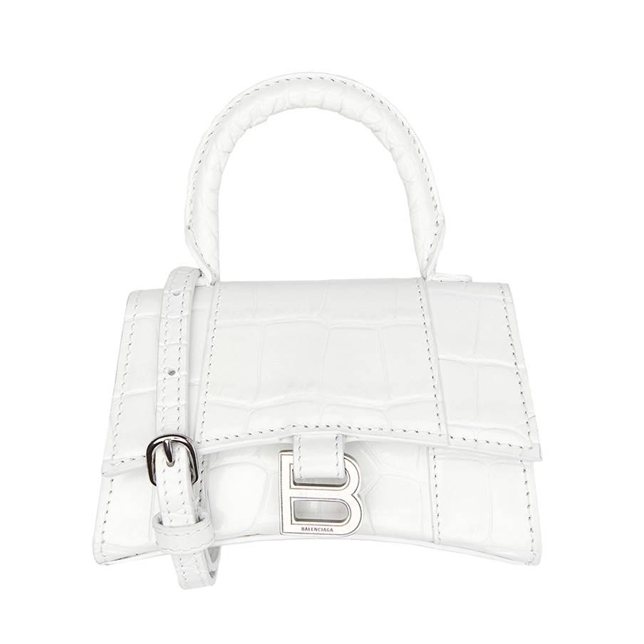 ●送料込●BALENCIAGA●アワーグラスストレッチドトップハンドル バレンシアガ(BALENCIAGA)新作バッグ【2021春夏】