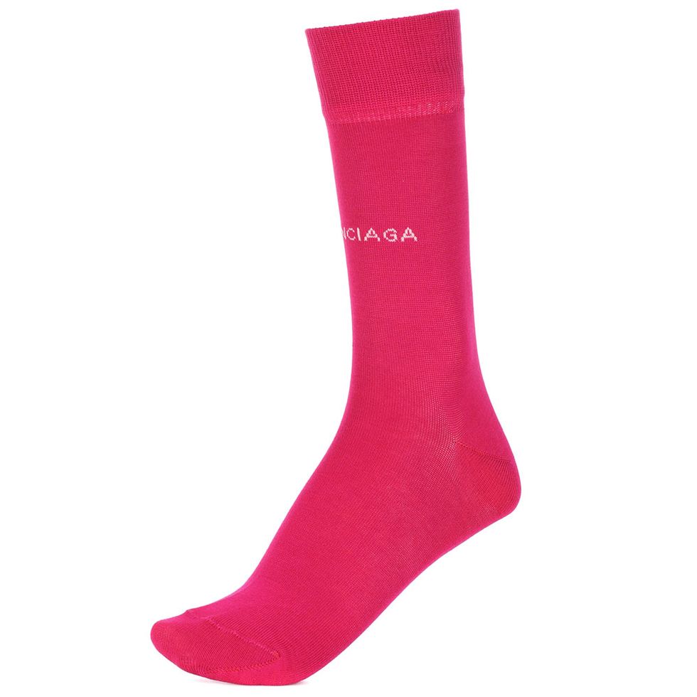 Sock, Pink, Red, Footwear, Magenta, Joint, Fashion accessory, Shoe, Costume accessory, 