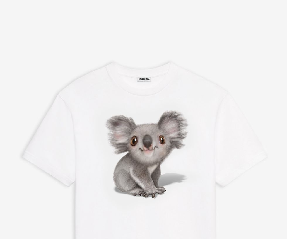 Koala, T-shirt, French bulldog, Top, Rat, Marsupial, Bow tie, Canidae, Sleeve, 
