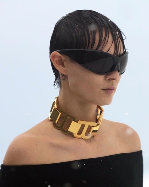 balenciaga sunglasses futuristic