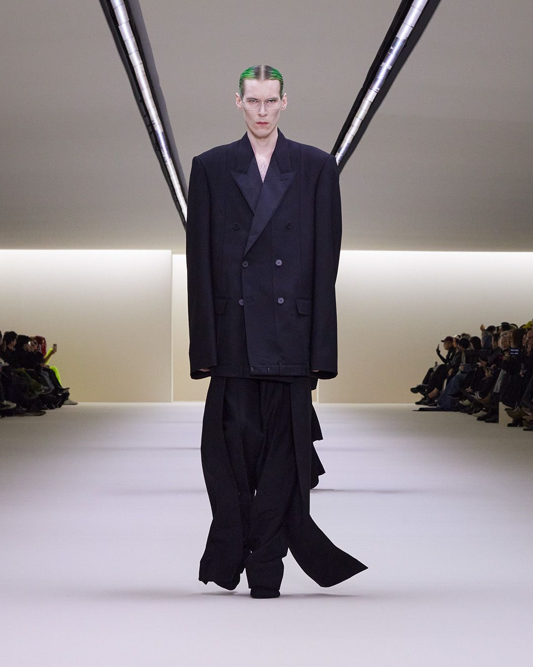 Fashion Week Outfit: Blazer Dress and Balenciaga Sneakers