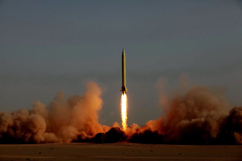 topshot iran military missile