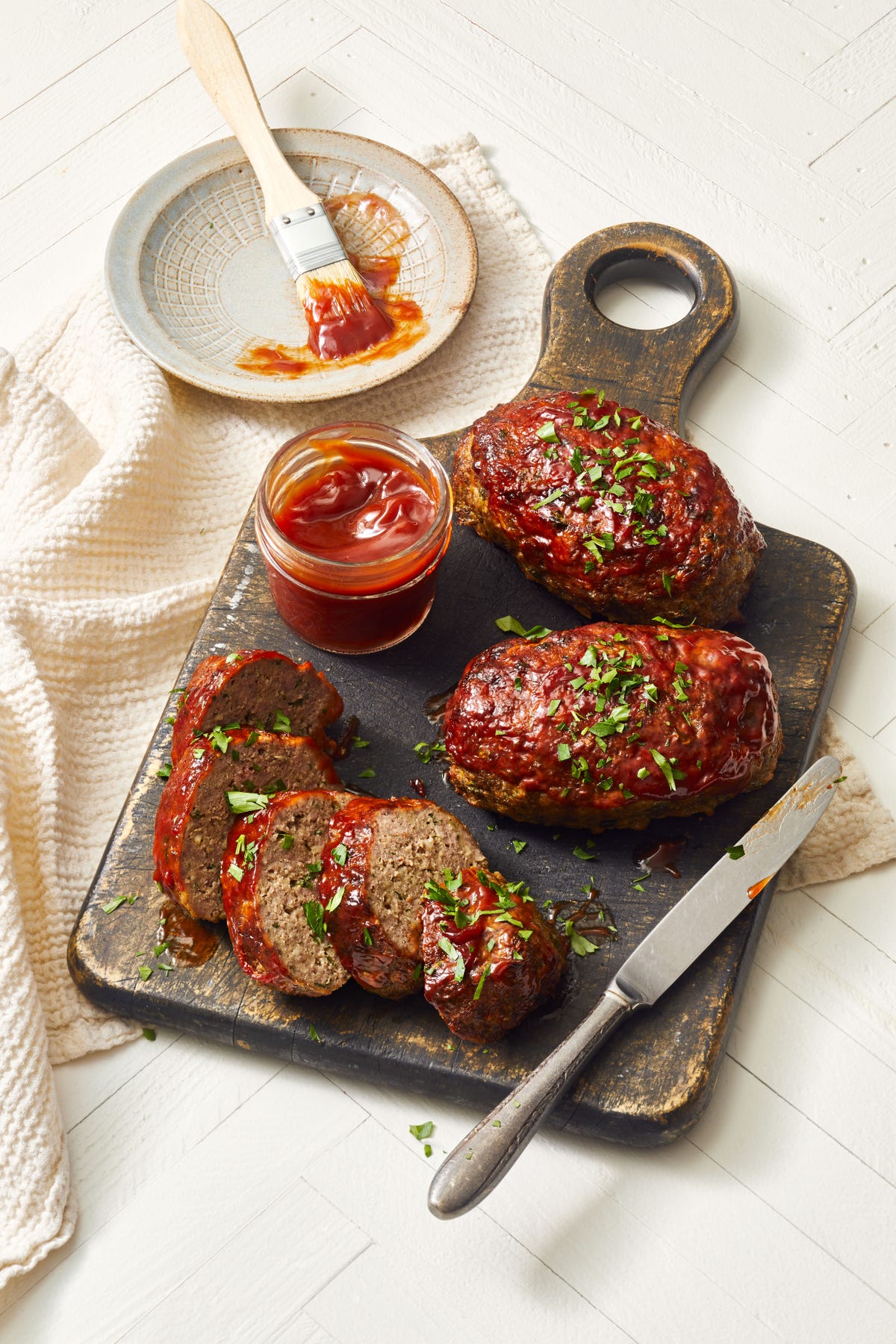 Mini Meatloaves with Balsamic Glaze - Culinary Hill