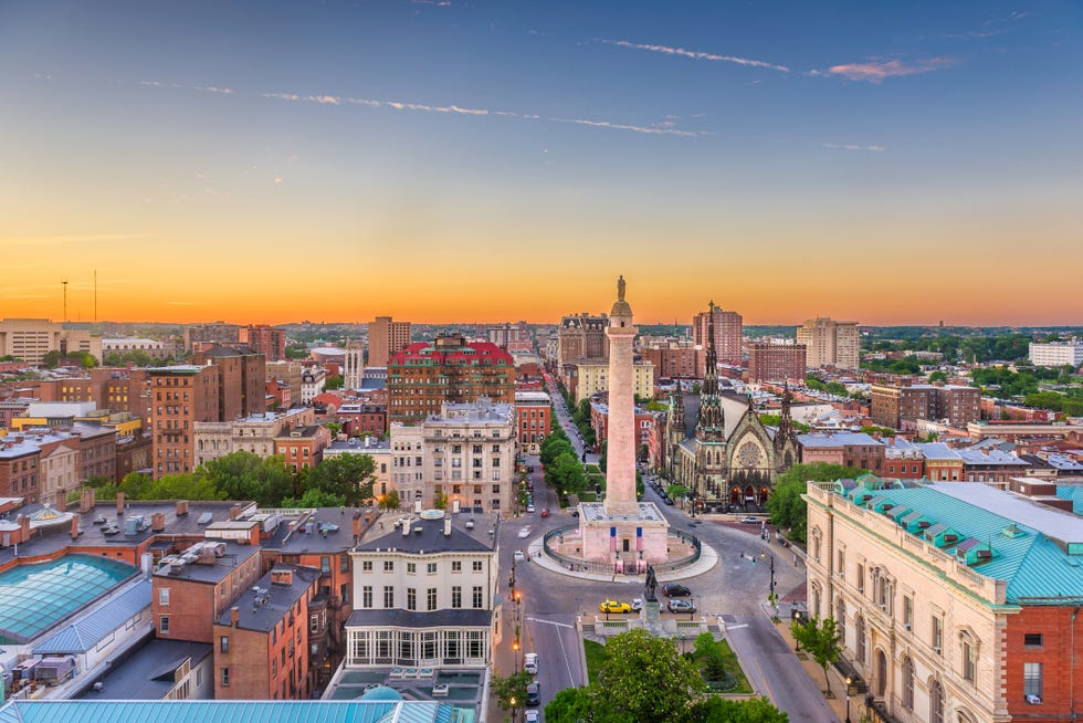 Baltimore, Maryland, USA Cityscape