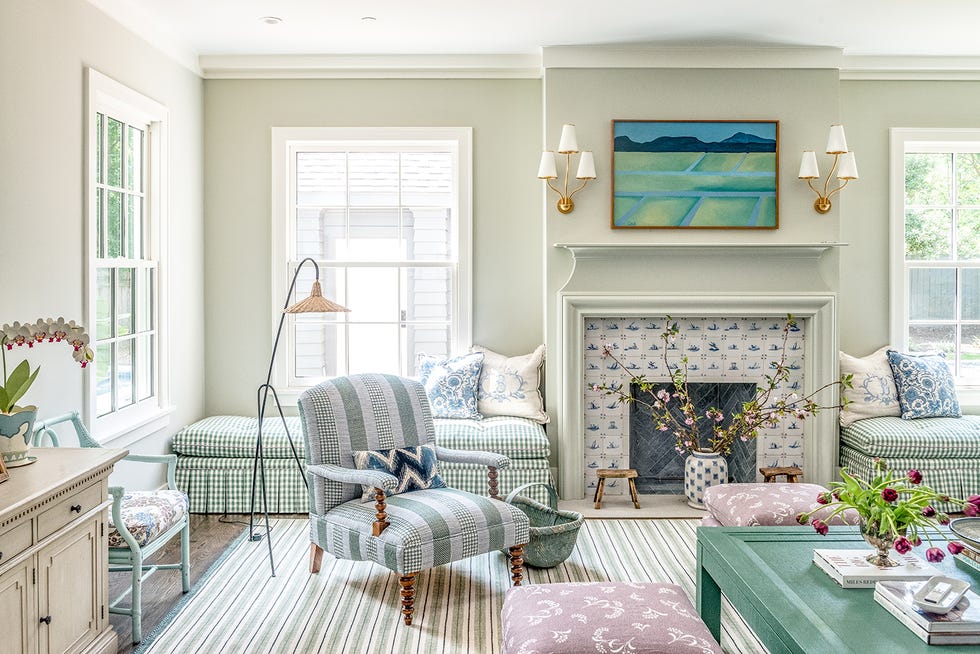 light green living room