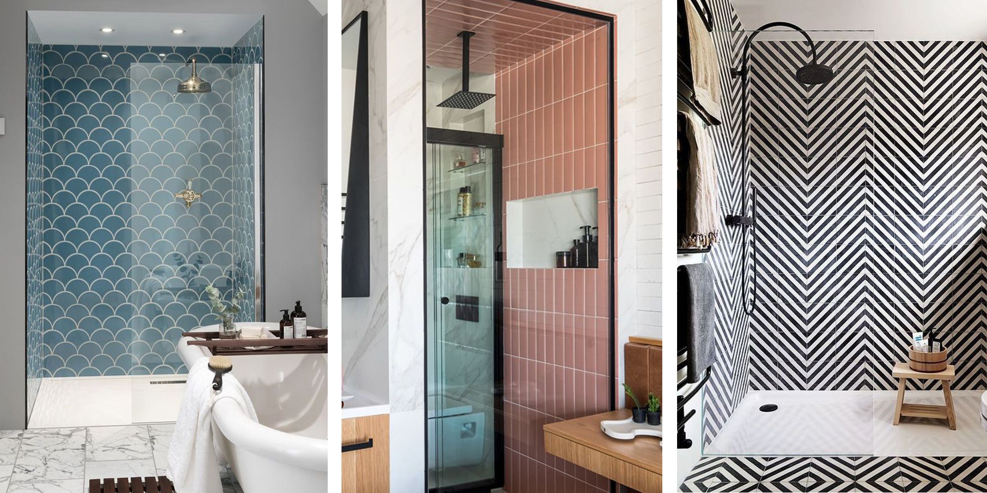 Ideas de decoración con azulejos para baños modernos