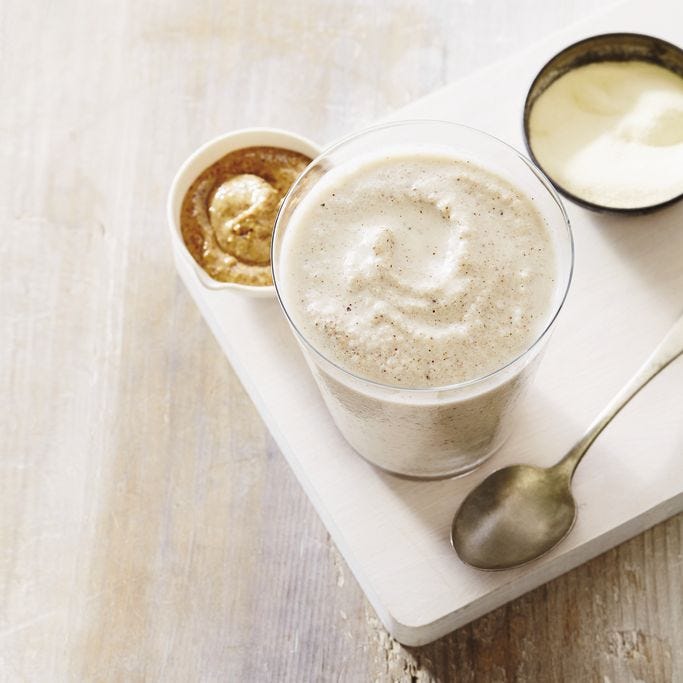 banana almond protein smoothie