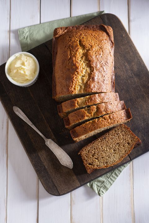 banana bread, one of the types of quick bread